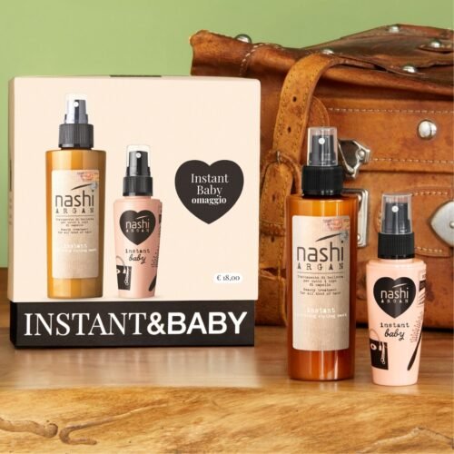 NASHI ARGAN INSTANT nenuskalaujama kaukė 150 ml + Baby Instant 50 ml