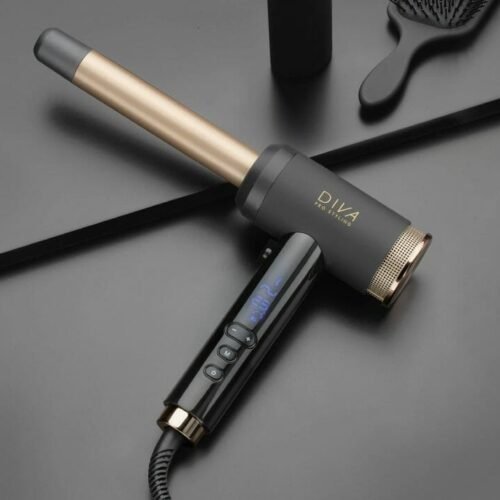 DIVA PRO STYLING AIR CURL – GARBANOJIMO ĮRANKIS SU NAUJOVIŠKA ŠALTO ORO SROVE „COLD AIR FIX“