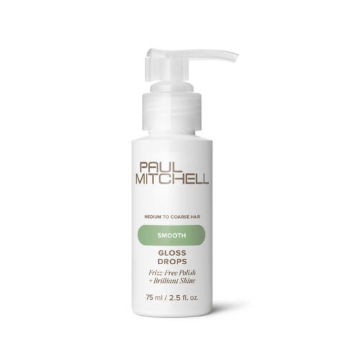 PAUL MITCHELL Smooth Gloss Drops antistatinis blizgesio serumas