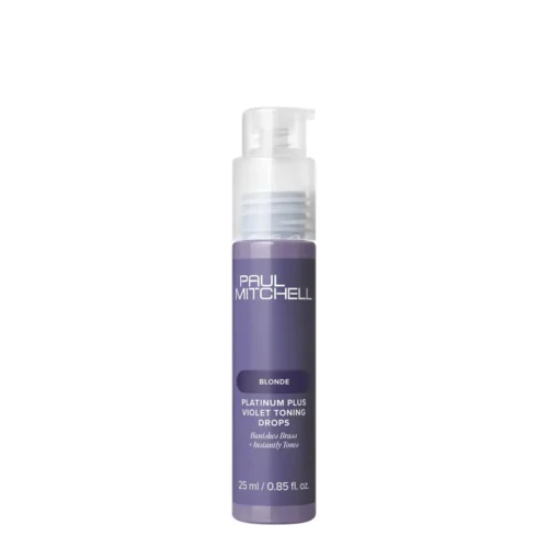 PAUL MITCHELL PLATINUM PLUS+ TONING DROPS Intensyviai tonuojantis serumas šviesiems plaukams