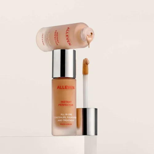 ALLEVEN SKYSTAS MAKIAŽO PAGRINDAS IR MASKUOKLIS VIENAME "INSTANT PERFECTOR", 20 ML