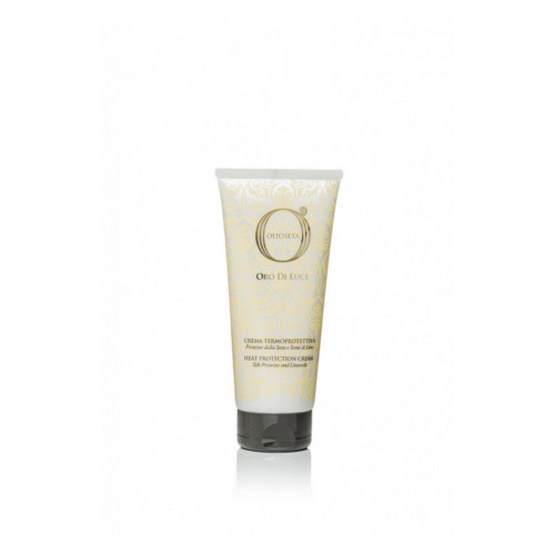 Termoapsauginis tiesinantis kremas su šilko proteinais ir linų sėmenimis/ORO DI LUCE - 200ml