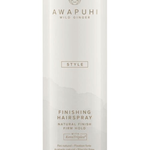 Blizgesio suteikiantis stiprios fiksacijos lakas Awapuhi Wild Ginger® Finishing Spray™ 300 ml
