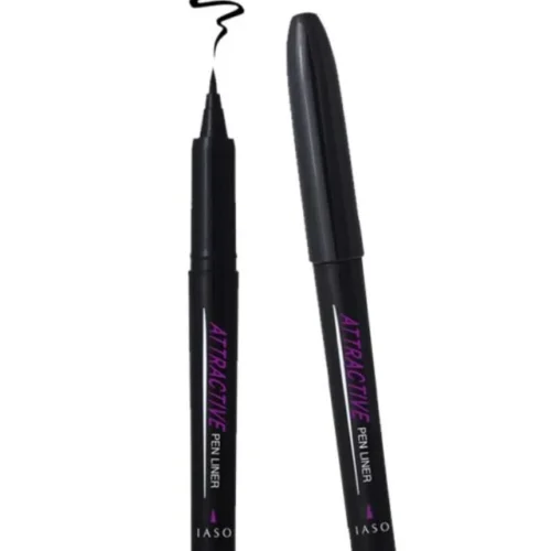Akių kontūro pieštukas IASO Attractive Pen Eye Liner, No.1 Black