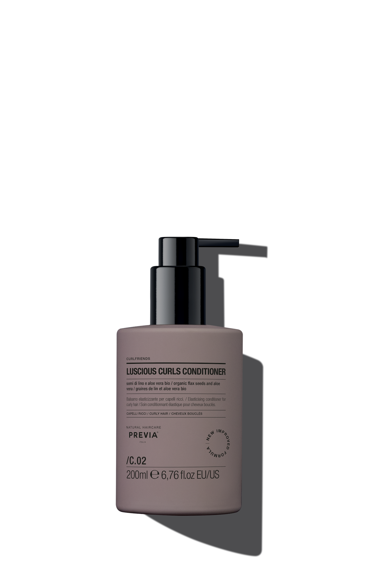 Previa Kondicionierius garbanotiems plaukams, 200ml