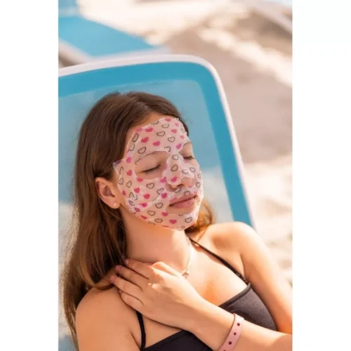 Alternative view of MiniMi Kids Beauty Lavander vaikiška lakštinė veido kaukė, 25 g.