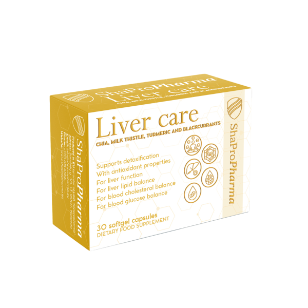 Shapropharma LIVER CARE, kepenims, 30 kapsulių