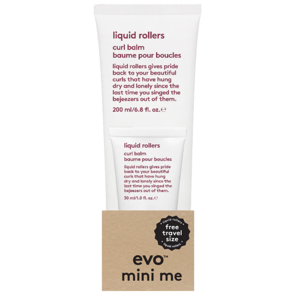 evo mini me: liquid rollers garbanų balzamas + travel liquid rollers