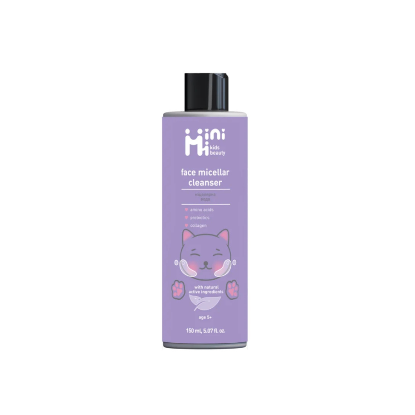 MiniMi Kids Beauty Micelinis veido prausiklis 150ml