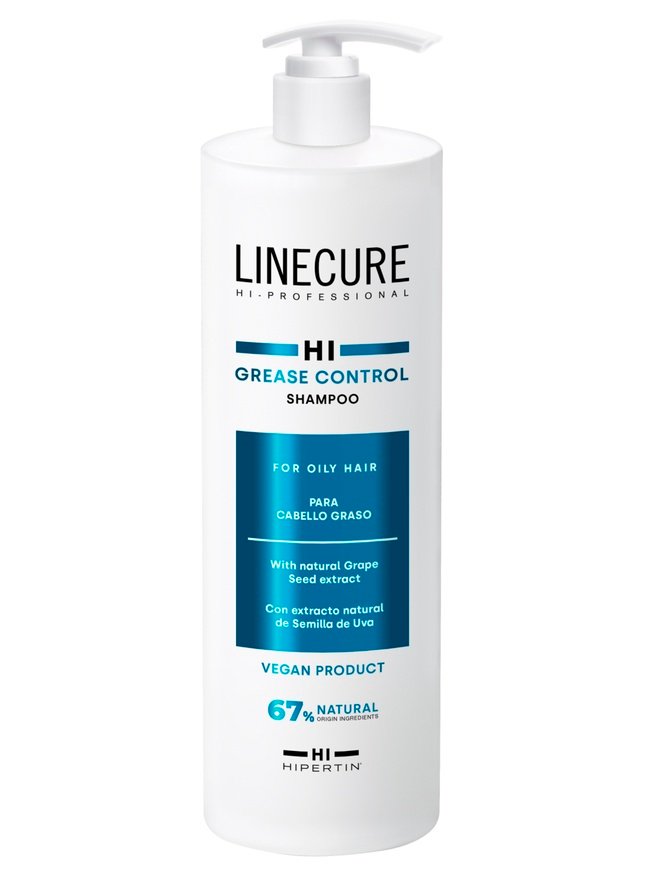 Linecure Grease-Control šampūnas riebiai galvos odai, 1000 ml