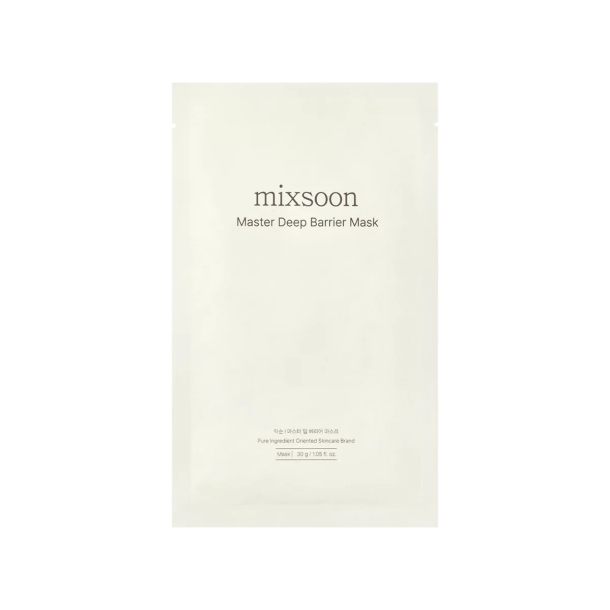 MIXSOON Master Deep Barrier Mask lakštinė veido kaukė 1vnt 30g