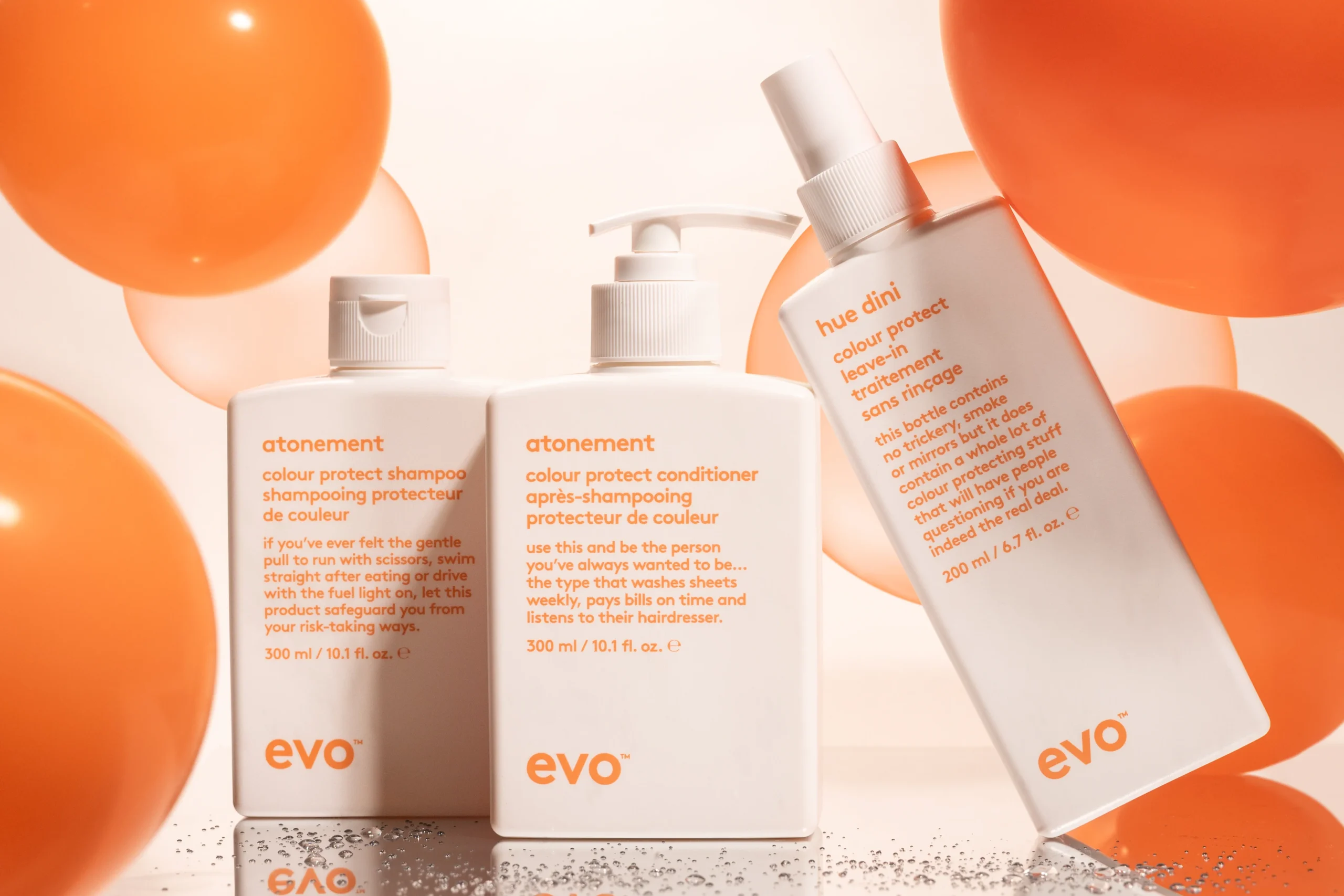 EVO COLOUR FOR KEEPS: ATONEMENT ŠAMPŪNAS + KONDICIONIERIUS + HUE DINI NENUSKALAUJAMAS KONDICIONIERIUS + KOSMETINĖ - Image 2